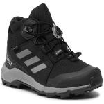 Pánské Vysoké trekové boty adidas v černé barvě Gore-texové ve velikosti 35 ve slevě na zimu 