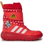 Dámské Sněhule adidas v červené barvě ve slevě na zimu 