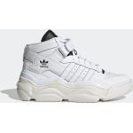Pánské Kožené kotníkové boty adidas Forum v bílé barvě z kůže ve velikosti 35,5 ve slevě 