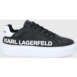 Dámské Tenisky na platformě Karl Lagerfeld v černé barvě z kůže ve velikosti 41 ve slevě 
