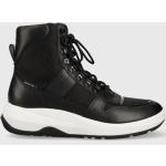 Pánské Designer Kožené kotníkové boty Michael Kors v černé barvě z kůže ve velikosti 44,5 ve slevě 
