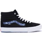 Nová kolekce: Pánské Skate boty Vans SK8-Hi v černé barvě v skater stylu z plátěného materiálu ve velikosti 45 ve slevě 