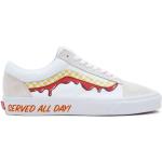 Nová kolekce: Dámské Skate boty Vans Old Skool v bílé barvě v skater stylu z plátěného materiálu ve velikosti 38,5 ve slevě 