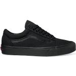 Dámské Skate boty Vans Old Skool v černé barvě v skater stylu z kůže ve velikosti 34,5 - Black Friday slevy 
