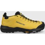 Pánská  Treková obuv v žluté barvě z látky Gore-texová ve velikosti 44,5 s tlumením nárazu 