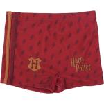 Dětské plavky s nohavičkou Chlapecké v tmavě červené barvě Harry Potter 