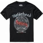 Topy Brandit v černé barvě ve velikosti 4 XL s krátkým rukávem s motivem Motörhead plus size 