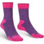 Dámské Ponožky Bridgedale ve fialové barvě s marl vzorem Merino ve velikosti L 