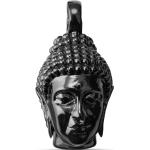 Buddha přívěsek z černé nerezové oceli