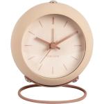 Designové hodiny Karlsson v béžové barvě v elegantním stylu z ocele 