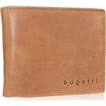 Pánské Kožené peněženky Bugatti v koňakové barvě z kůže ve slevě 