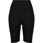 Dámské Outdoorové kalhoty Build Your Brand v černé barvě z bavlny ve velikosti M s vysokým pasem 