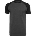 Pánská  Trička s kulatým výstřihem Build Your Brand v tmavě šedivé barvě z bavlny ve velikosti 10 XL s krátkým rukávem s kulatým výstřihem plus size 