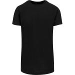 Pánská  Dlouhá trička Build Your Brand v černé barvě v ležérním stylu s kulatým výstřihem 