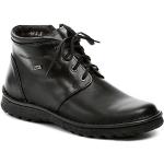 Pánské Kožené kotníkové boty Bukat v černé barvě z kůže ve velikosti 44 na zimu 