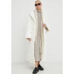 Dámské Designer Jarní & podzimní bundy BY MALENE BIRGER v bílé barvě ve velikosti 9 XL dlouhé 