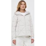 Dámské Zimní bundy s kapucí Geox Nepromokavé v béžové barvě z polyesteru ve velikosti 9 XL 