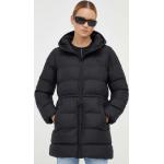 Dámské Zimní bundy s kapucí LEVI´S v černé barvě z polyesteru ve velikosti L dlouhé 