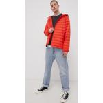 Pánské Bundy s kapucí LEVI´S v červené barvě z polyesteru ve velikosti XXL veganské plus size 
