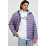 Pánské Bundy s kapucí LEVI´S ve fialové barvě z polyesteru ve velikosti XXL veganské plus size 