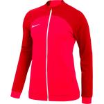 Dámské Bundy Nike Academy v červené barvě z polyesteru ve slevě 