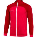 Pánské Bundy Nike Academy v červené barvě z polyesteru ve slevě 