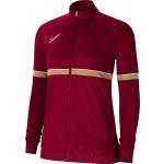 Dámské Bundy Nike Academy v červené barvě z polyesteru ve velikosti XXS ve slevě 