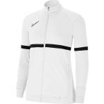 Dámské Bundy Nike Academy v bílé barvě z polyesteru ve velikosti L ve slevě 
