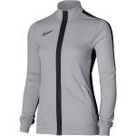 Dámské Bundy Nike v šedé barvě z polyesteru ve velikosti XXL ve slevě plus size 