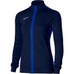 Dámské Bundy Nike v modré barvě z polyesteru ve velikosti XXL ve slevě plus size 