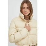 Dámské Zimní bundy s kapucí PINKO v béžové barvě z polyesteru ve velikosti L 