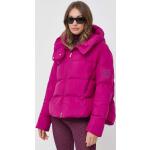 Dámské Zimní bundy s kapucí PINKO ve fialové barvě z polyesteru ve velikosti L podšité 