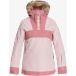 Dámské Lyžařské bundy Roxy Shelter Nepromokavé v růžové barvě se sněžným pásem 