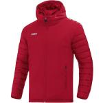 Pánské Bundy s kapucí Jako v červené barvě z polyesteru ve velikosti 3 XL ve slevě plus size 
