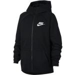 Pánské Bundy s kapucí Nike Essentials v černé barvě z bavlny ve velikosti XS ve slevě 