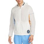 Pánské Bundy s kapucí Nike v bílé barvě v retro stylu ve velikosti L ve slevě 