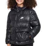 Dětské bundy s kapucí Nike Sportswear v černé barvě ve slevě 