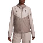 Dámské Větrovky Nike v hnědé barvě z polyesteru ve velikosti S s motivem Tottenham Hotspur F.C. ve slevě 