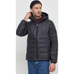 Pánské Zimní bundy s kapucí Tommy Hilfiger v černé barvě z polyesteru ve velikosti XXL plus size 