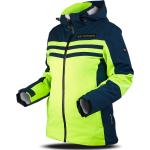 Pánské Zimní bundy s kapucí TRIMM Nepromokavé ve světle zelené barvě z polyesteru ve velikosti XXL se sněžným pásem ve slevě plus size 