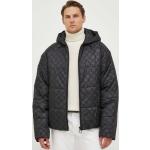 Pánské Zimní bundy s kapucí Trussardi v černé barvě z polyesteru ve velikosti Oversize 