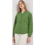 Dámské Jarní & podzimní bundy United Colors of Benetton v zelené barvě z polyesteru ve velikosti L 