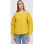 Dámské Jarní & podzimní bundy United Colors of Benetton v žluté barvě z polyesteru ve velikosti L 
