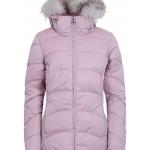 Dámské Zimní bundy s kapucí luhta Prodyšné v růžové barvě z polyesteru ve velikosti 10 XL 