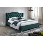 Dvoulůžkové postele v zelené barvě ze dřeva 