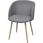 Židle v šedé barvě v elegantním stylu 2 ks v balení ve slevě 