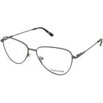 Dámské Designer Dioptrické brýle Calvin Klein ve stříbrné barvě v elegantním stylu ve velikosti 8 