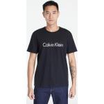 Pánská Designer  Trička s kulatým výstřihem Calvin Klein v černé barvě ve velikosti M s krátkým rukávem s kulatým výstřihem 