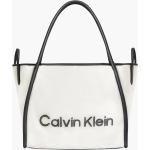 Dámské Designer Luxusní kabelky Calvin Klein v béžové barvě z polyesteru 