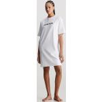 Dámské Designer Noční košile Calvin Klein v bílé barvě z bavlny ve velikosti S 